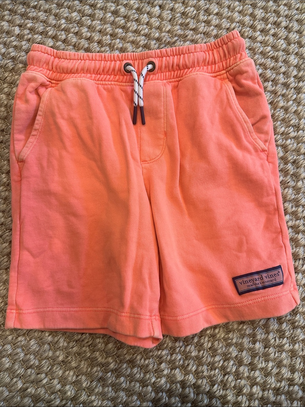 Vineyard Vines Bright Orange Kids Shorts